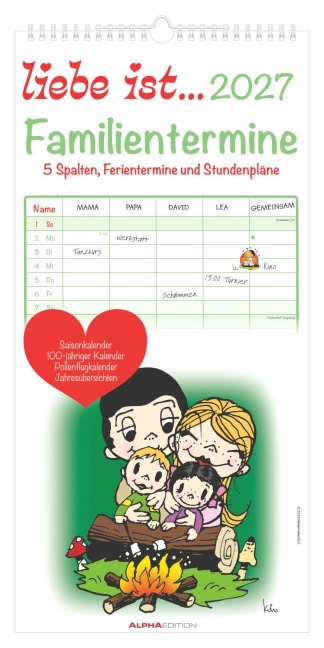 Liebe ist... Familientermine 2027 - 