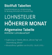 Cover-Bild zum Titel 'Tabelle, Lohnsteuer 2025 Höherer Monat' von ''