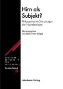 Cover-Bild zum Titel 'Hirn als Subjekt?' von ''
