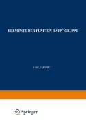 Cover-Bild zum Titel 'Elemente der Fünften Hauptgruppe' von 'Robert Klement, K. Lang'