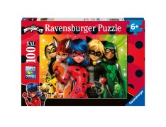 Cover-Bild zum Titel 'Kinderpuzzle 100 XXL Teile - Ladybug auf Mission' von ''