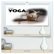 Tierisches Yoga (hochwertiger Premium Wandkalender 2026 DIN A2 quer), Kunstdruck in Hochglanz - Robert Styppa