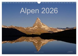 Cover-Bild zum Titel 'Alpen (Wandkalender 2026 DIN A3 quer), CALVENDO Monatskalender' von 'Jörg Dauerer'