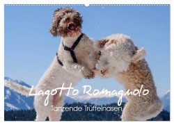 Cover-Bild zum Titel 'Lagotto Romagnolo Tanzende Trüffelnasen (Wandkalender 2026 DIN A2 quer), CALVENDO Monatskalender' von 'Wuffclick-Pic Wuffclick-Pic'