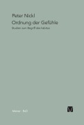 Cover-Bild zum Titel 'Ordnung der Gefühle' von 'Peter Nickl'