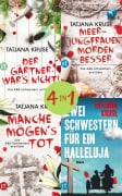 Cover-Bild zum Titel 'Konny und Kriemhild ermitteln - Die Schnüffelschwestern können's nicht lassen. Band 1-4' von 'Tatjana Kruse'
