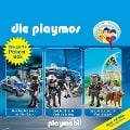 Die Playmos - Das Original Playmobil Hörspiel, Die große Polizei-Box, Folgen 28, 41, 44 - Florian Fickel, Simon X. Rost