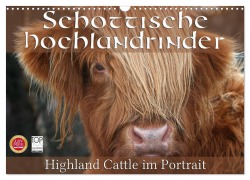 Cover-Bild zum Titel 'Schottische Hochlandrinder - Highland Cattle im Portrait (Wandkalender 2026 DIN A3 quer), CALVENDO Monatskalender' von 'Martina Cross'