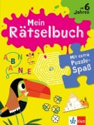 Cover-Bild zum Titel 'Klett Mein Rätselbuch ab 6 Jahren' von ''