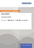 Cover-Bild zum Titel 'Energietechnik' von 'Kerstin Werth'