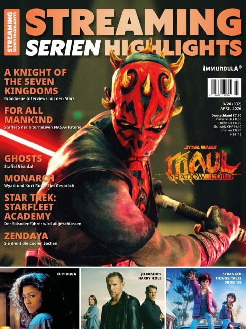 STREAMING SERIEN HIGHLIGHTS. Ausgabe April 2026 (#332) - 