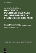 Agiotage, agioteur. Constitution, constitutionnel. Droit - Anette Höfer, Wolfgang Schmale