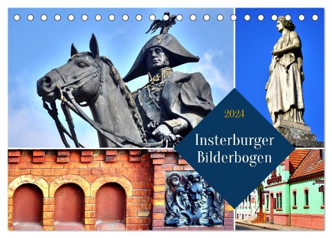 Insterburger Bilderbogen (Tischkalender 2024 DIN A5 quer), CALVENDO Monatskalender - Henning von Löwis of Menar
