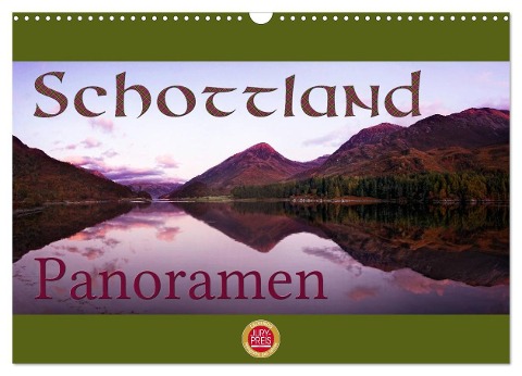 Schottland Panoramen (Wandkalender 2024 DIN A3 quer), CALVENDO Monatskalender - Martina Cross