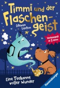 Cover-Bild zum Titel 'Timmi und der Flaschengeist. Eine Teekanne voller Wunder - Band 1' von 'Steven Lenton'
