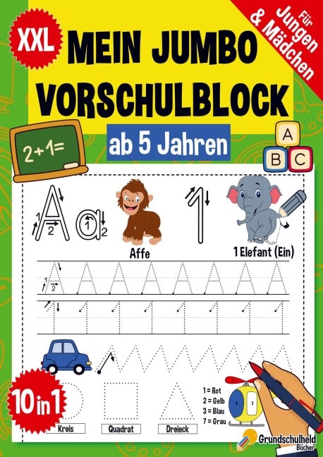 Mein Jumbo Vorschulblock - Grundschulheld Bücher