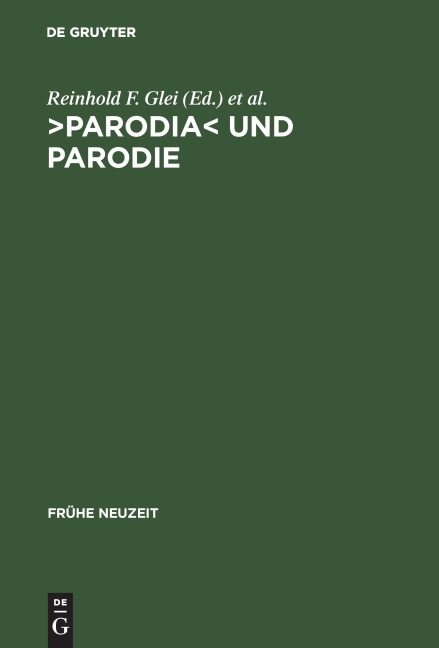 >Parodia< und Parodie - 