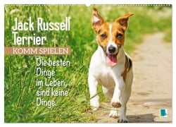 Jack Russell Terrier: Komm spielen (Wandkalender 2026 DIN A2 quer), CALVENDO Monatskalender - Calvendo Calvendo
