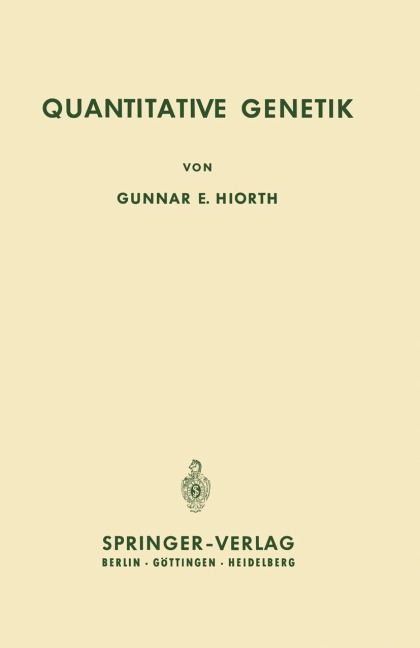 Quantitative Genetik - Gunnar E. Hiorth