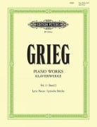 Cover-Bild zum Titel 'Klavierwerke - Band 1: Lyrische Stücke - Hefte 1 - 10 / URTEXT' von 'Edvard Grieg'