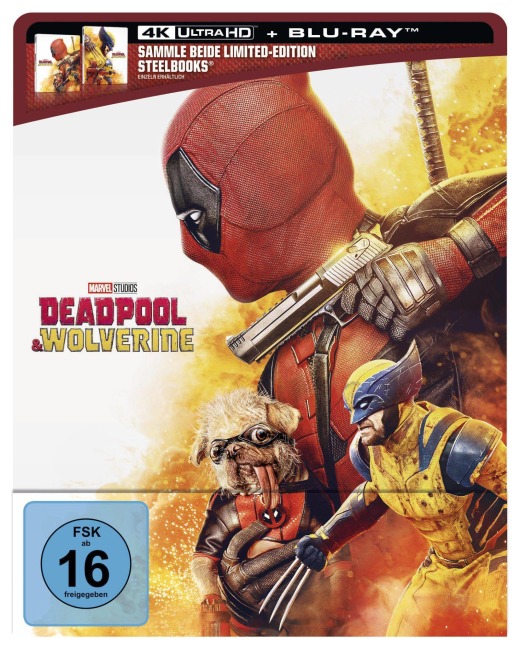 Deadpool & Wolverine UHD BD (Lim. Steelbook 'Deadpool') - 