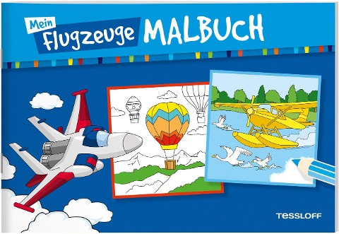 Mein Flugzeuge-Malbuch - 