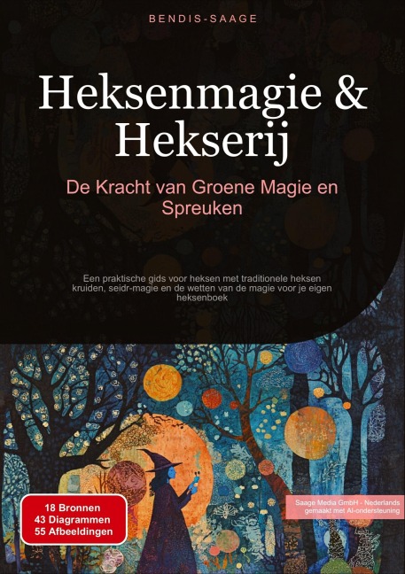 Heksenmagie & Hekserij: De Kracht van Groene Magie en Spreuken - Bendis A. I. Saage - Nederlands