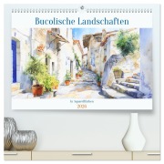 Cover-Bild zum Titel 'Bucolische Landschaften (hochwertiger Premium Wandkalender 2026 DIN A2 quer), Kunstdruck in Hochglanz' von ''
