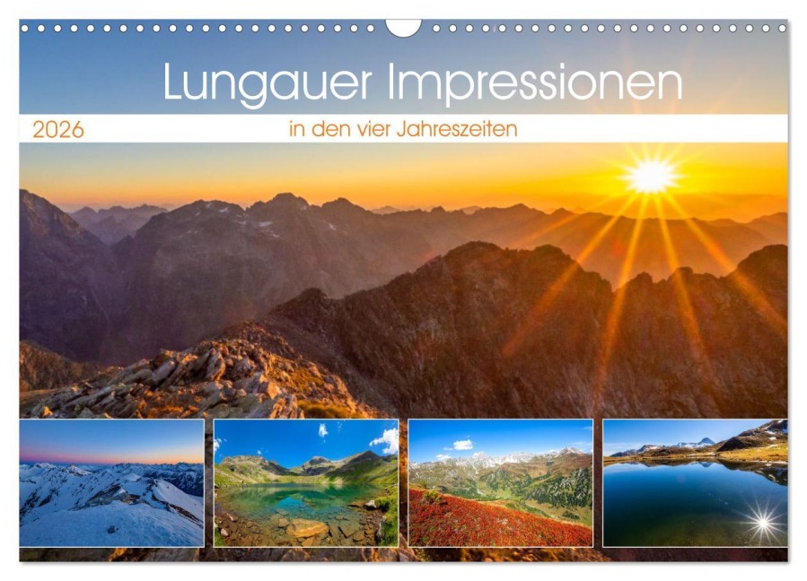 Lungauer Impressionen (Wandkalender 2026 DIN A3 quer), CALVENDO Monatskalender - Christa Kramer