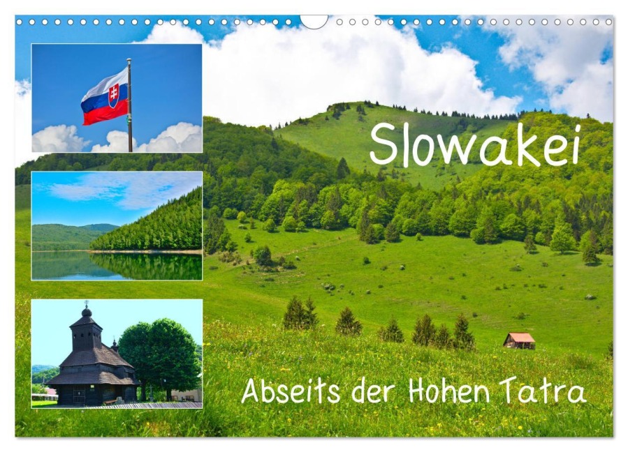 Slowakei - Abseits der Hohen Tatra (Wandkalender 2025 DIN A3 quer), CALVENDO Monatskalender - Lost Plastron Pictures