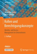 Cover-Bild zum Titel 'Rollen und Berechtigungskonzepte' von 'Alexander Tsolkas, Klaus Schmidt'