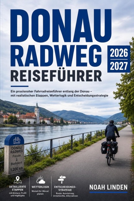 Donau Radweg Reiseführer 2026-2027 - Noah Linden