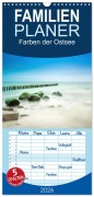 Cover-Bild zum Titel 'Familienplaner 2026 - Farben der Ostsee mit 5 Spalten (Wandkalender, 21 x 45 cm) CALVENDO' von 'Margret Rath Photography'