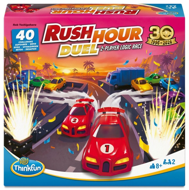 ThinkFun Rush Hour Duel - Logikspiel ab 8 Jahre - 