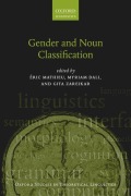 Cover-Bild zum Titel 'Gender and Noun Classification' von ''