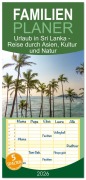 Familienplaner 2026 - Urlaub in Sri Lanka - Reise durch Asien, Kultur und Natur mit 5 Spalten (Wandkalender, 21 x 45 cm) CALVENDO - Michael Bihlmayer - Bihlmayer-MEDIA