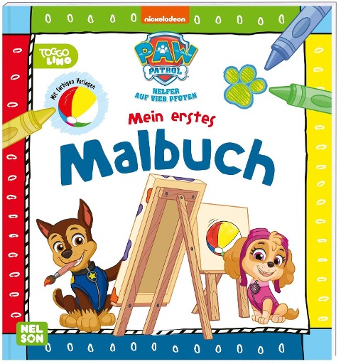 PAW Patrol Lernbuch: Mein erstes Malbuch - 