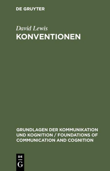 Konventionen - David Lewis