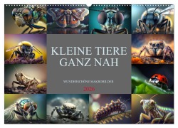 Cover-Bild zum Titel 'Kleine Tiere ganz nah (Wandkalender 2026 DIN A2 quer), CALVENDO Monatskalender' von 'Dirk Meutzner'