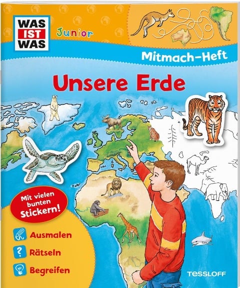 WAS IST WAS Junior Mitmach-Heft Unsere Erde - Monika Ehrenreich