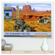 Cover-Bild zum Titel 'Der Südwesten der USA. Freiheit und Weite (hochwertiger Premium Wandkalender 2026 DIN A2 quer), Kunstdruck in Hochglanz' von 'Elisabeth Stanzer'
