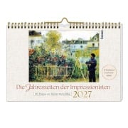 Cover-Bild zum Titel 'Die Jahreszeiten der Impressionisten 2027' von 'Rainer Maria Rilke'