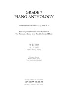 Cover-Bild zum Titel 'Grade 7: Piano Anthology - Examination Pieces for 2023 and 2024- (Performance Notes by Norman Beedie)' von ''