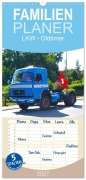 Cover-Bild zum Titel 'Familienplaner 2027 - LKW - Oldtimer mit 5 Spalten (Wandkalender, 21 x 45 cm) CALVENDO' von 'Günther Klünder'