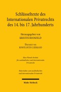 Cover-Bild zum Titel 'Schlüsseltexte des Internationalen Privatrechts des 14. bis 17. Jahrhunderts' von ''