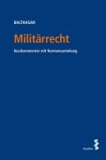 Cover-Bild zum Titel 'Militärrecht' von 'Alexander Balthasar'