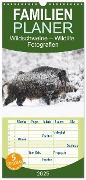 Familienplaner 2025 - Wildschweine ¿ Wildlife Fotografien mit 5 Spalten (Wandkalender, 21 x 45 cm) CALVENDO - Michael Breuer