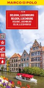 Cover-Bild zum Titel 'MARCO POLO Reisekarte Belgien, Luxemburg 1:250.000' von ''
