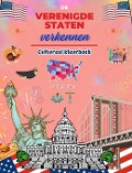 De Verenigde Staten verkennen - Cultureel kleurboek - Creatieve ontwerpen van Amerikaanse symbolen - Zenart Editions