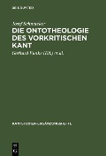 Cover-Bild zum Titel 'Die Ontotheologie des vorkritischen Kant' von 'Josef Schmucker'